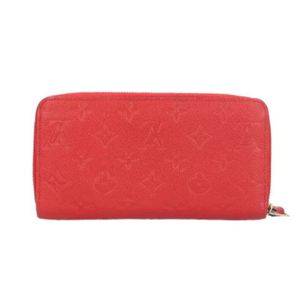 Louis Vuitton Monogram Wallet Long Zippy Empreinte Brown